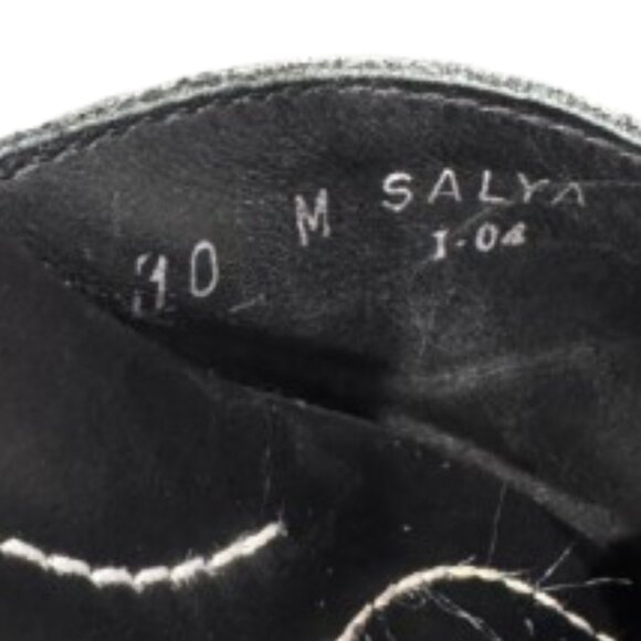 Donald J. Pliner Toe Black Y2K Whimsigoth Wedge Platform Salya Sandals (SZ 10 M) - Picture 13 of 13